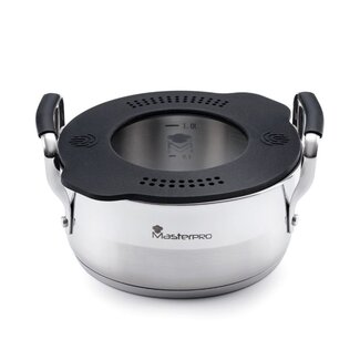 Bergner Masterpro Pan met Siliconen Deksel -  Ø16 cm