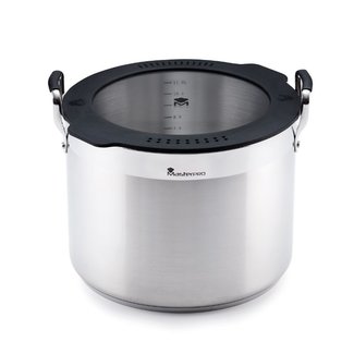 Bergner Masterpro Pan met Siliconen Deksel -  Ø28 cm