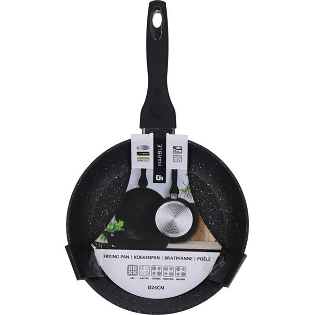 Excellent Houseware Koekenpan - Gesmeed Aluminium - 24cm