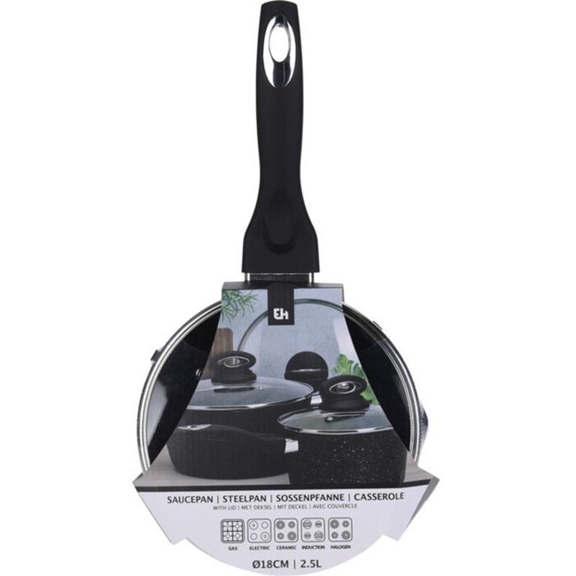 Excellent Houseware Steelpan - Gesmeed Aluminium - 18cm