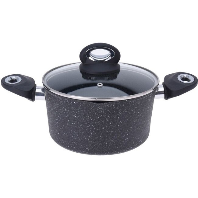 Excellent Houseware Braadpan met deksel - Ø20cm - gesmeed aluminium