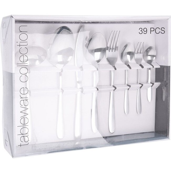 Excellent Houseware Bestekset 39-delig - RVS