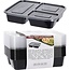 Ceruzo Meal Prep Bakjes 10 stuks - 3 compartimenten