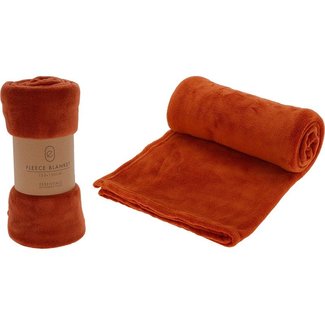 Fleece Deken - 125x150 - Terra Cotta