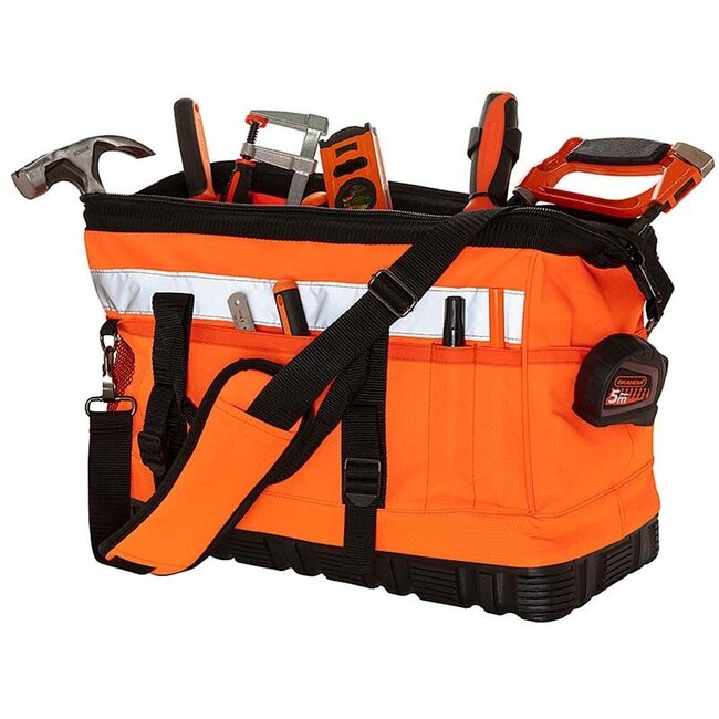 Toolpack ToolPack Hi-Vis Gereedschapstas-XXL met rubber bodem