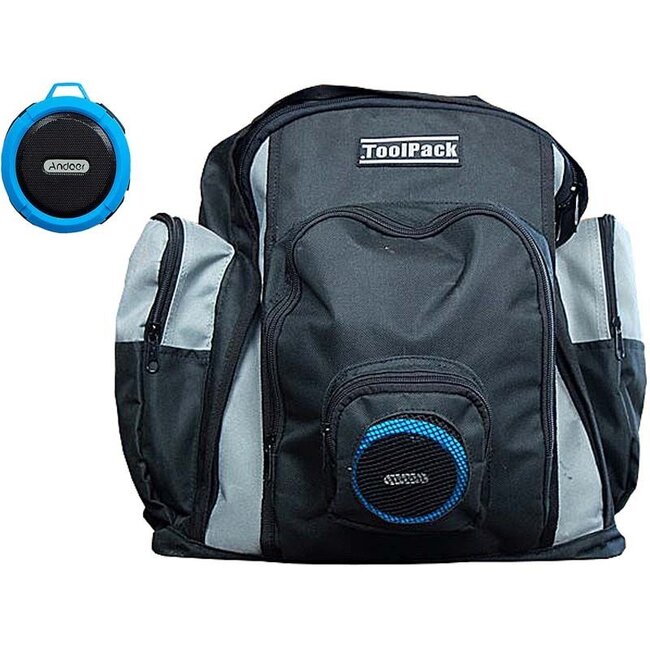 Toolpack ToolPack Gereedschaps rugzak met Bluetooth speaker