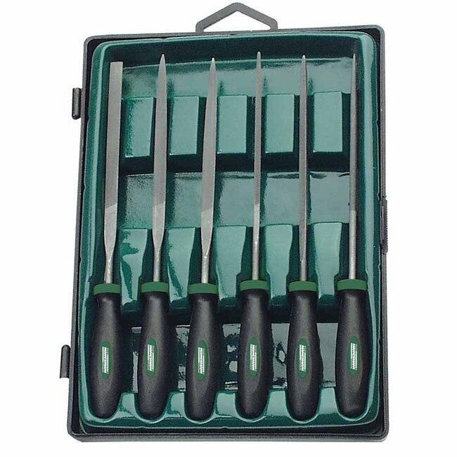Brudermannesmann Brüder Mannesmann Sleutelvijlen (set van 6 stuks) in koffer