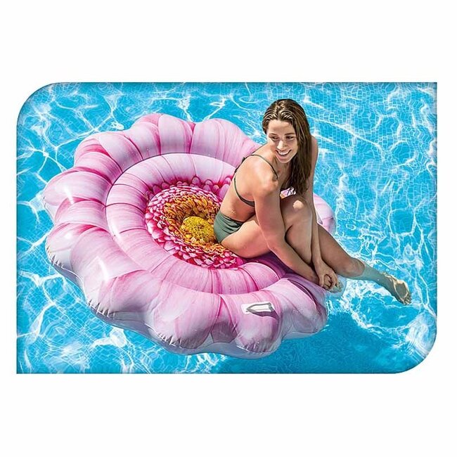 Intex Luchtbed Pink Daisy - 142cm