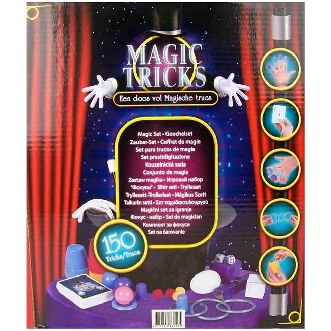 Magische goocheldoos met 150 trucs