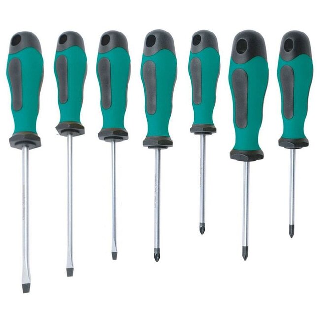 Brudermannesmann Brüder Mannesmann  Schroevendraaierset (7 dlg)