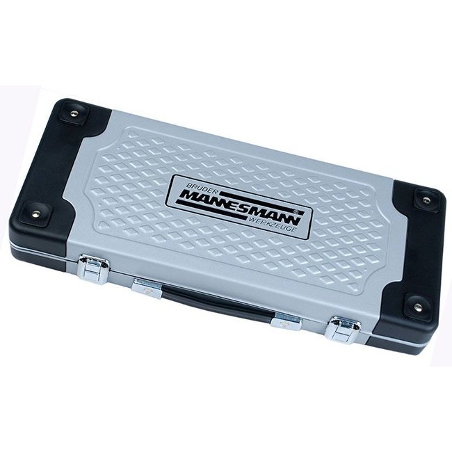 Brudermannesmann Brüder Mannesmann Doppendoos 1/2" en 1/4" (55 dlg) in koffer