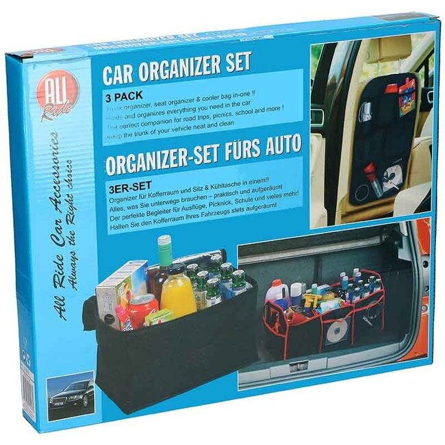 All Ride Opbergset voor auto 3 delig