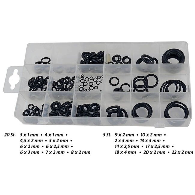 Brudermannesmann Brüder Mannesmann O-ringenset (225 delig) in cassette