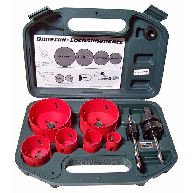 Brudermannesmann Brüder Mannesmann Gatenzaagset (8 delig)