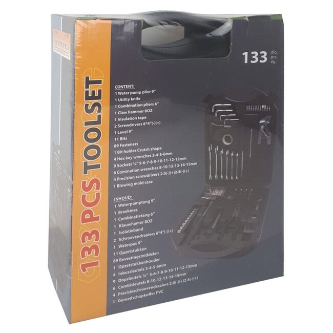 Tool Performance Gereedschapset in koffer - 133 delig