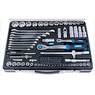 Brudermannesmann Brüder Mannesmann Doppendoos 1/2" en 1/4"  - 82 delig