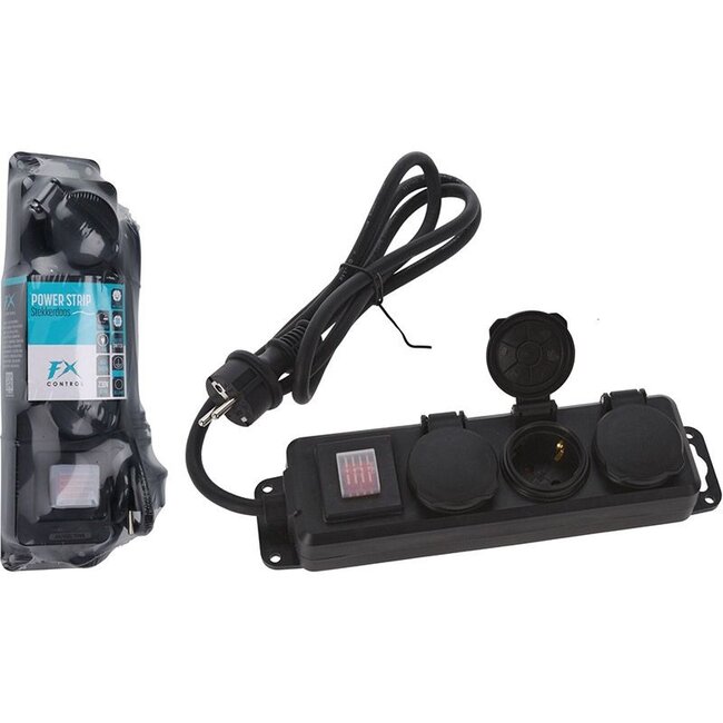 FXcontrol Stekkerdoos 3-voudig - voor buiten