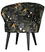 Karwei Armchair velvet flower