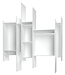 Bijenkorf Book cabinet white