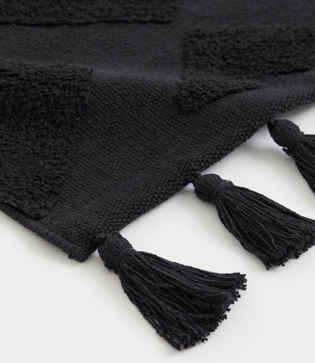 H&M Bath mat with tassels
