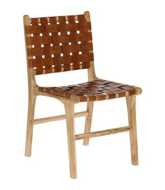 Goossens Chair with leather