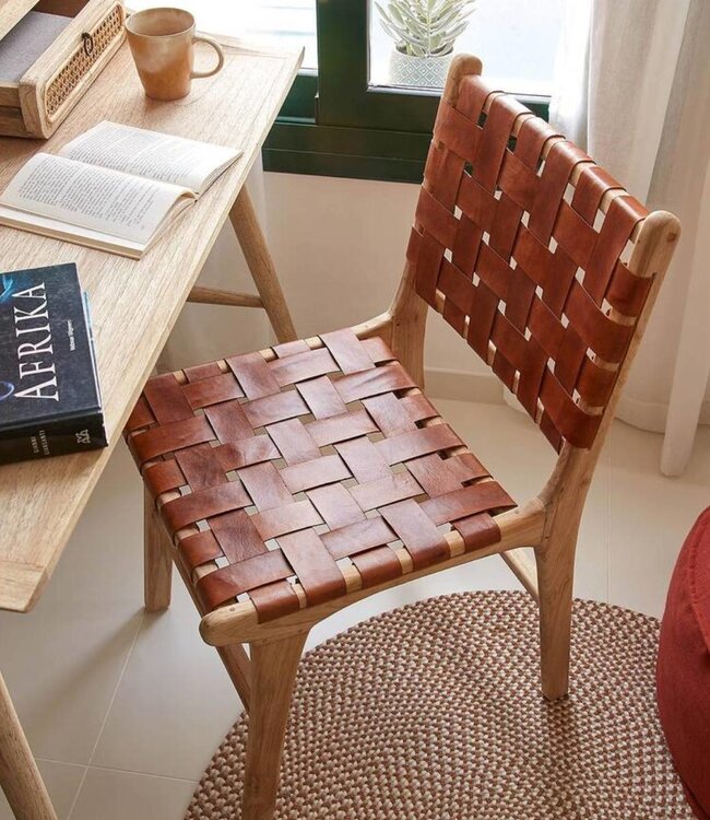 Goossens Chair with leather