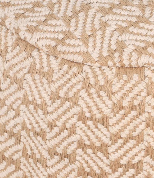 Loods 5 Poef beige 45 x 35 cm