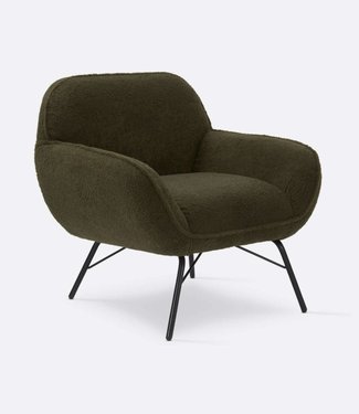 Loods 5 Fauteuil teddy groen