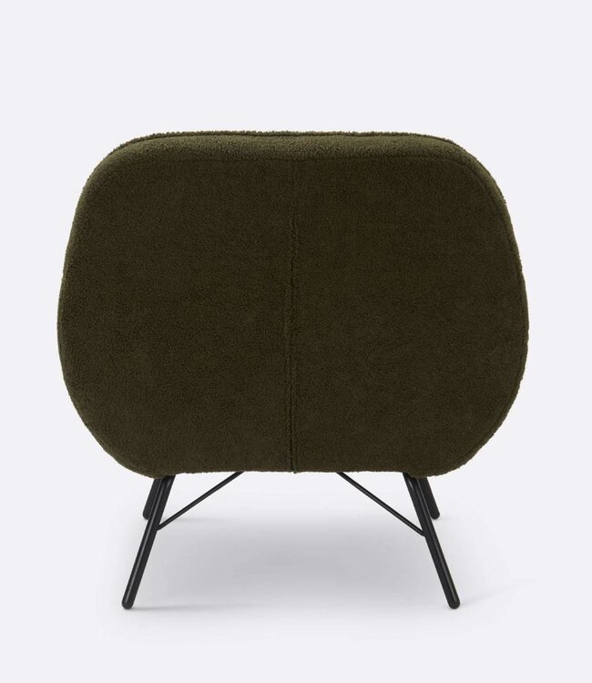 Loods 5 Fauteuil teddy groen
