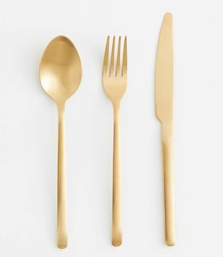 H&M Gold colored cutlery