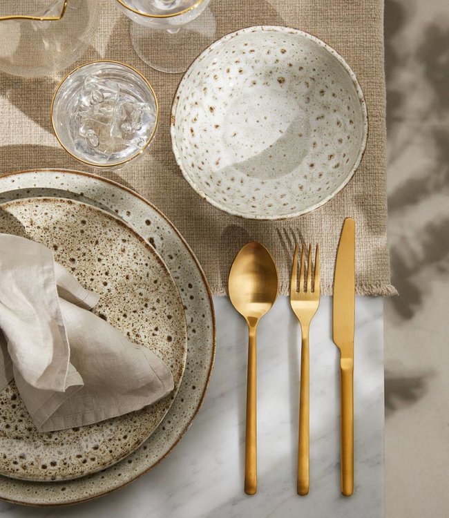 H&M Gold colored cutlery