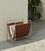 Made Leather magazine rack