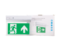 2 watt noodverlichting kantelbaar incl. LiFePo4 accu en set pictogrammen LP4-2-20S1