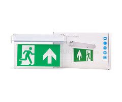 2,5 watt noodverlichting inbouw incl. LiFePo4 accu en set pictogrammen LP4-2-20R1
