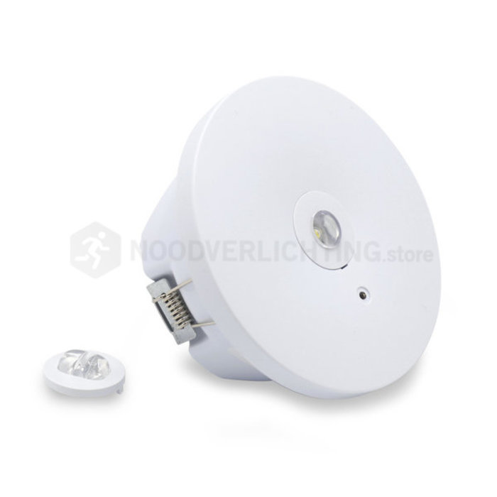 LP4-3-20SR2  - 3 watt noodverlichting LED in&opbouw antipaniek incl. LiFePo4 accupack