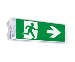 LP4-3-65S - 3 watt noodverlichting LED opbouw waterdicht incl. set pictogrammen en LiFePO4 accupack