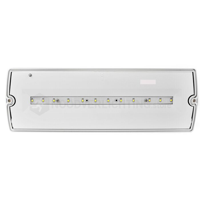 LP4-3-65S - 3 watt noodverlichting LED opbouw waterdicht incl. set pictogrammen en LiFePO4 accupack