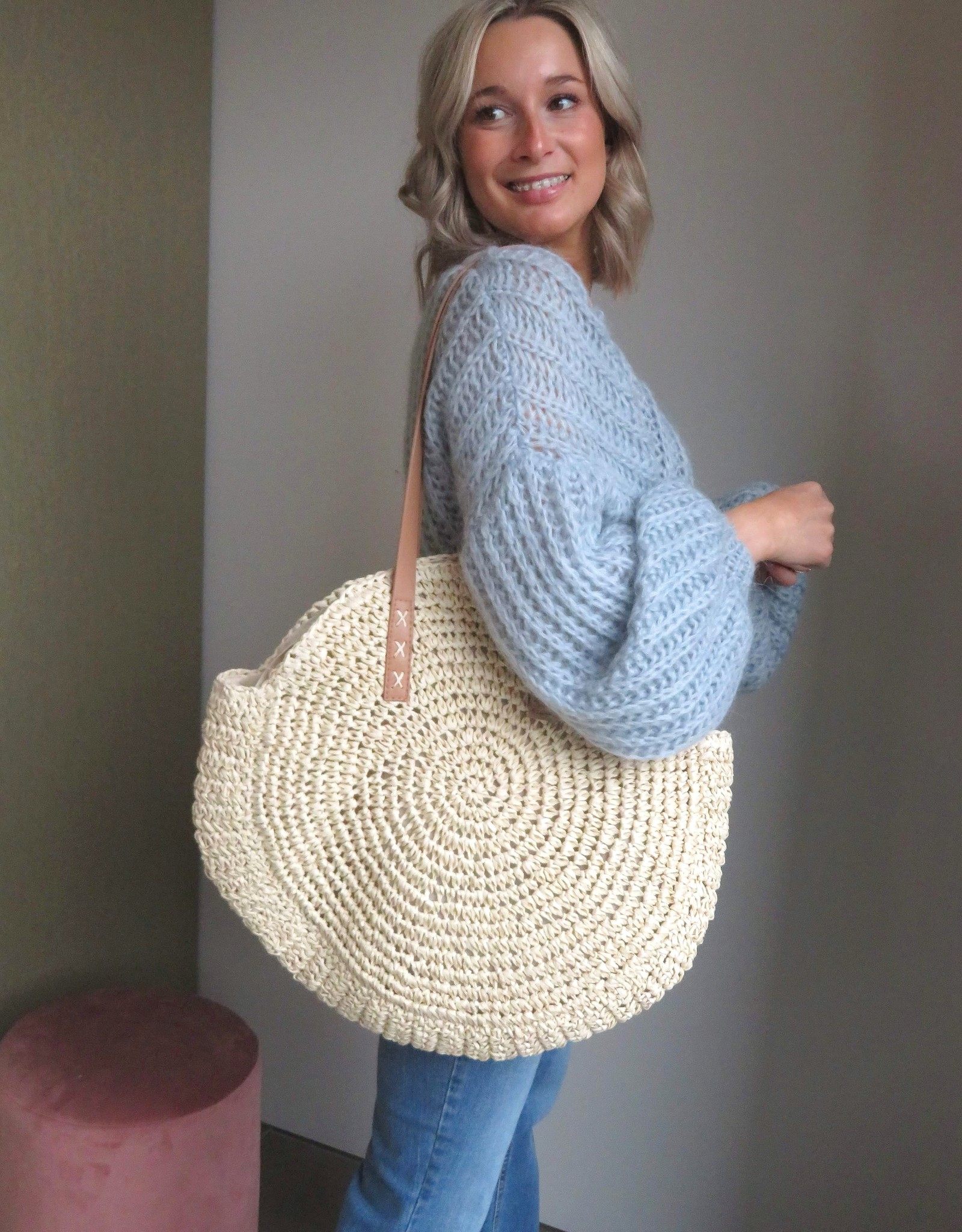 "Summer smile" Tas beige