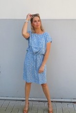 Soaked in luxury Lavada blue dress