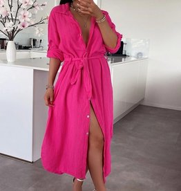 Schilo-jolie Tetra maxi dress pink