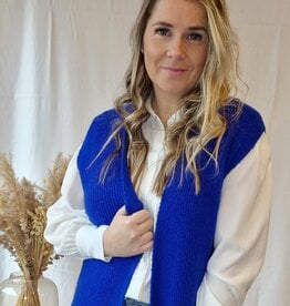 lange cardigan blauw