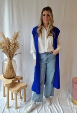 lange cardigan blauw