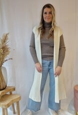 lange cardigan creme