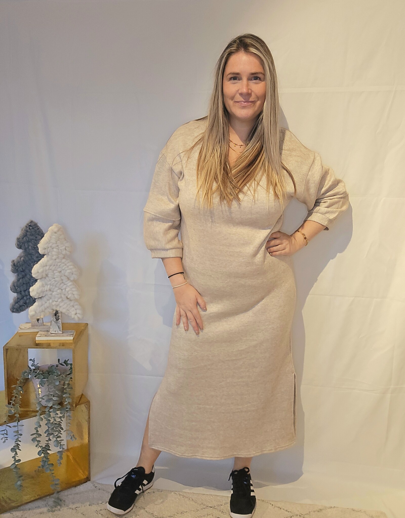 Long jersey dress