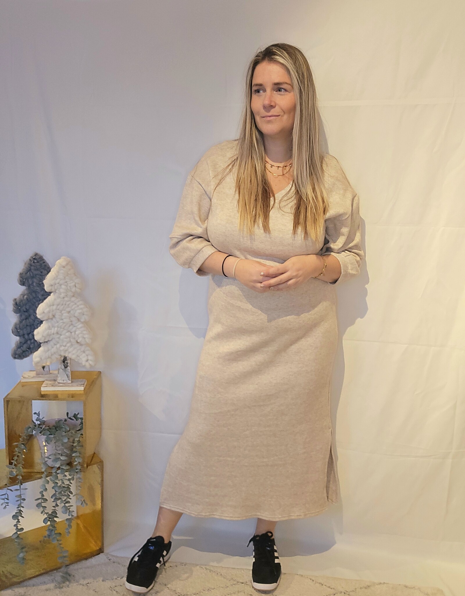 Long jersey dress