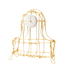 Kiki van Eijk Floating Frames Mantelklok alu/goud - Kiki van Eijk