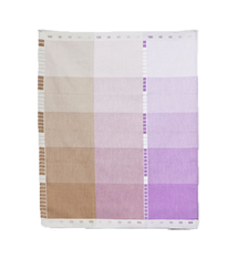 Raw Color Duotone theedoek beige + paars - Raw Color