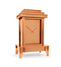 Joost van Bleiswijk No Screw No Glue klok koper - Joost van Bleiswijk