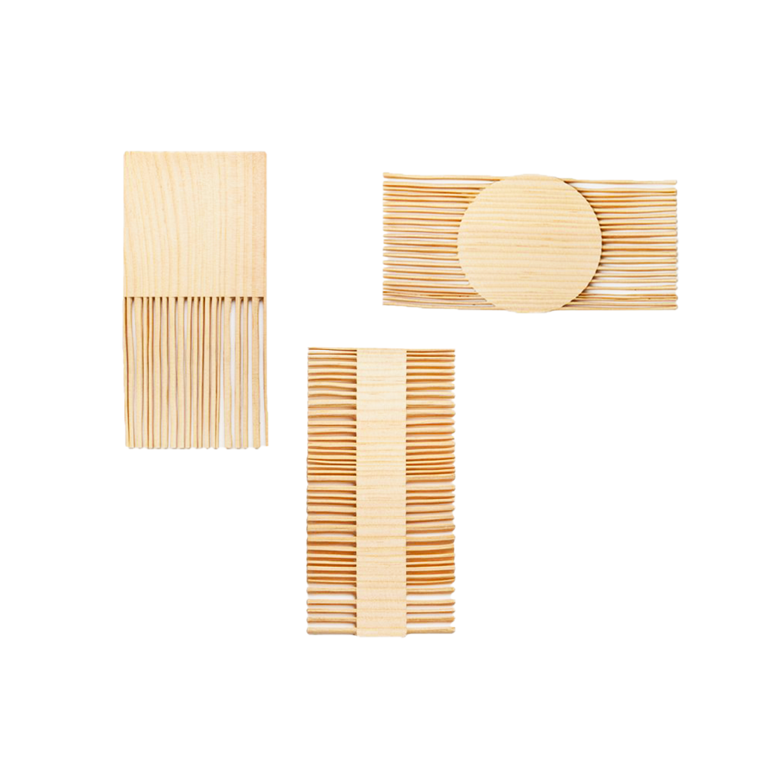 New Window New Window x Lex Pott - Diptych combs - set of 3