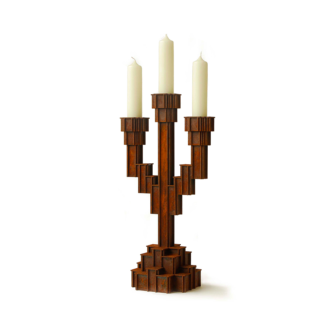 Joost van Bleiswijk NSNG Corroded Candelabrum - Joost van Bleiswijk